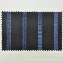 tela azul con punto de lana de china para caballero